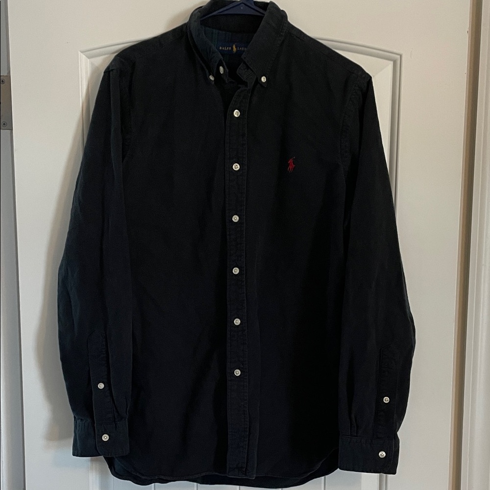 Ralph Lauren Men's Black Button Down Shirt